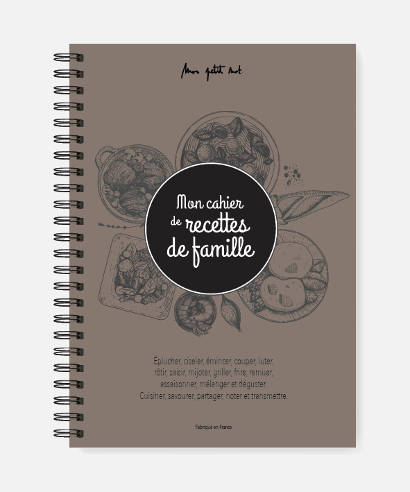 Livre de recette vierge-Cahier de recette-Carnet de recette-à remplir