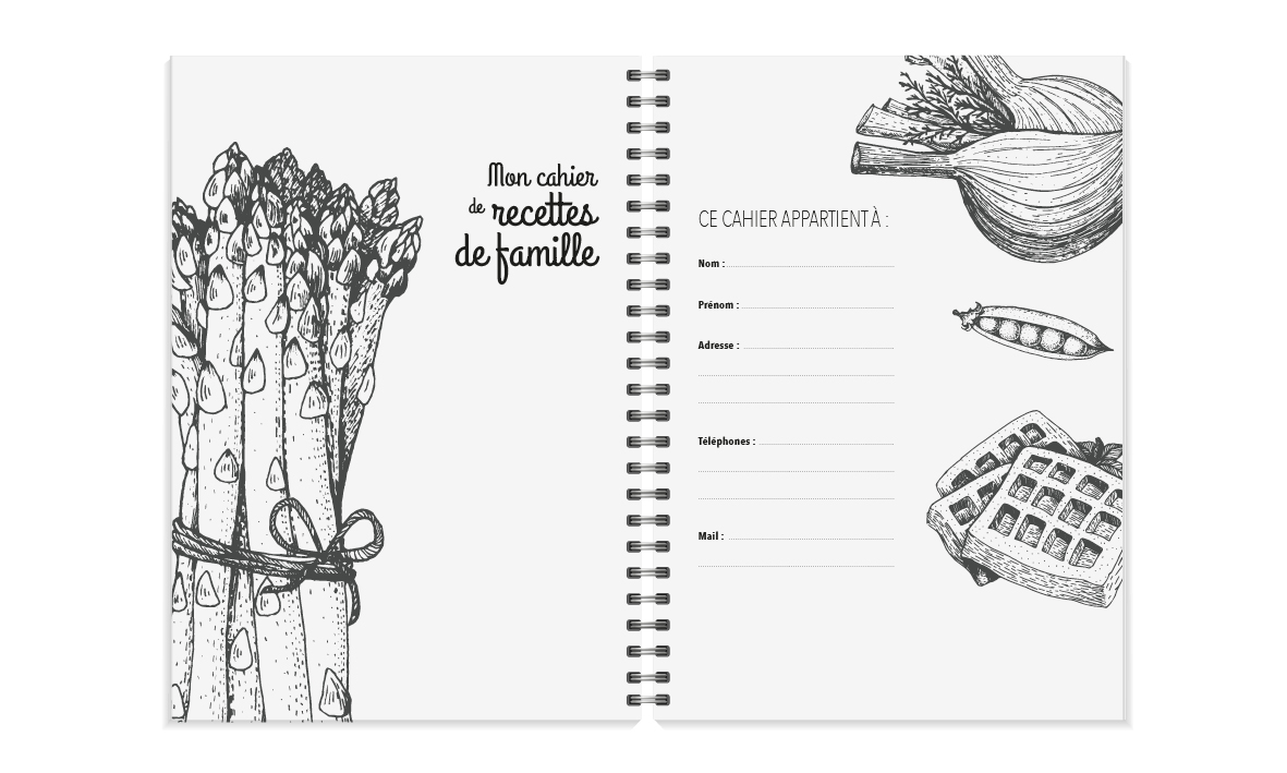 Mon cahier de recettes de famille