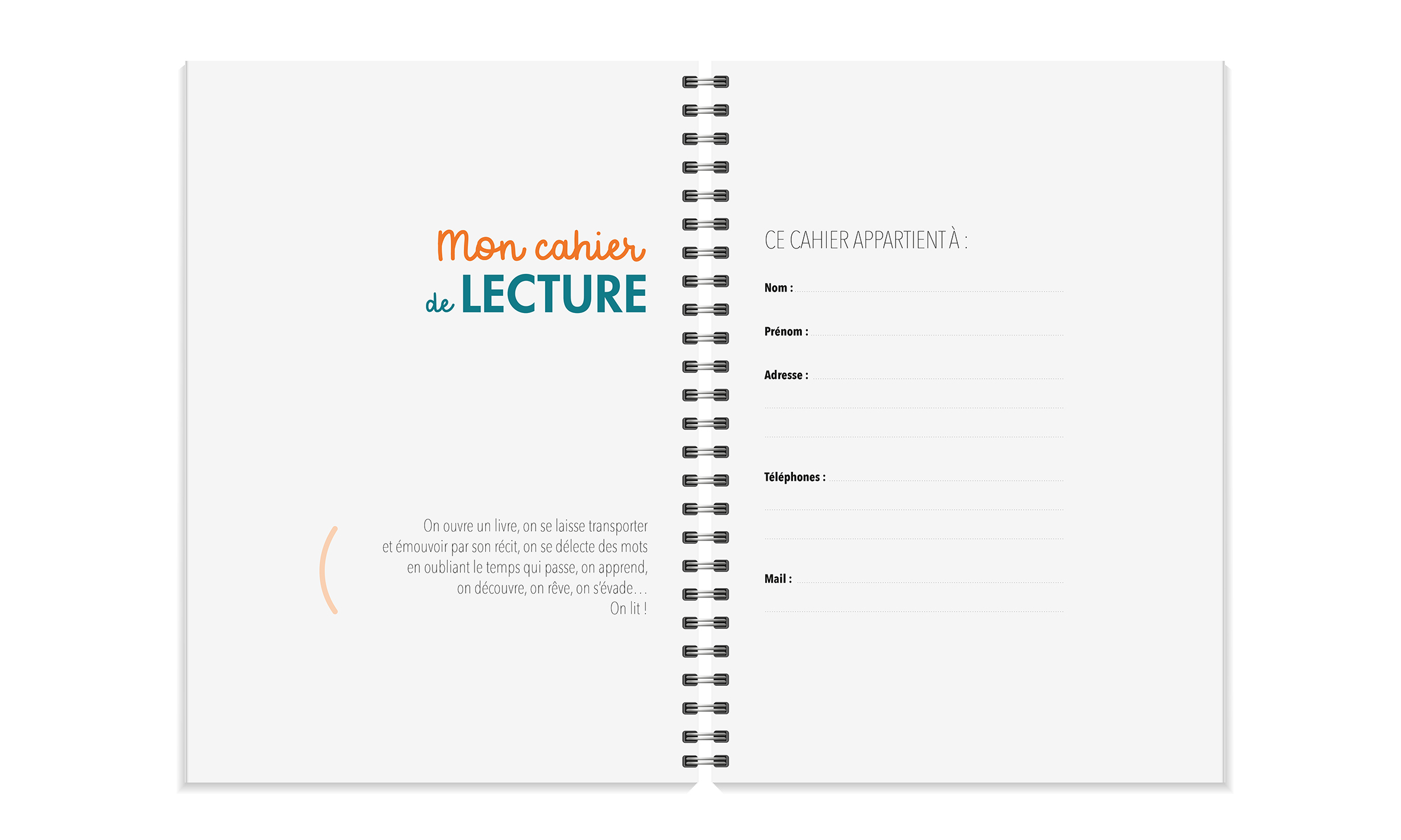 Carnet de LECTURES - My Little Concept